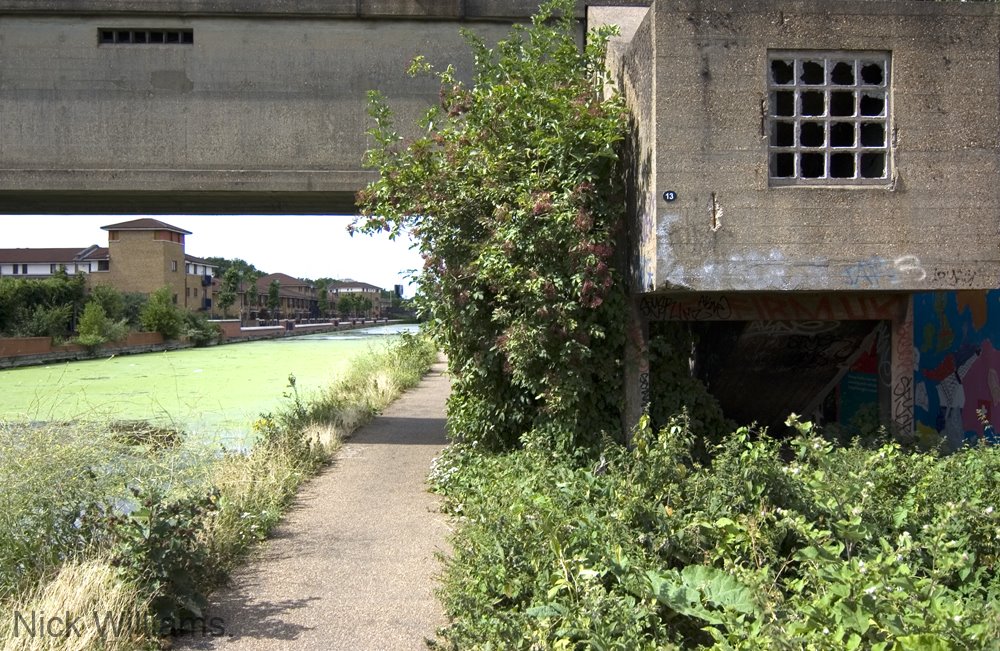 Towpath building by stratblue