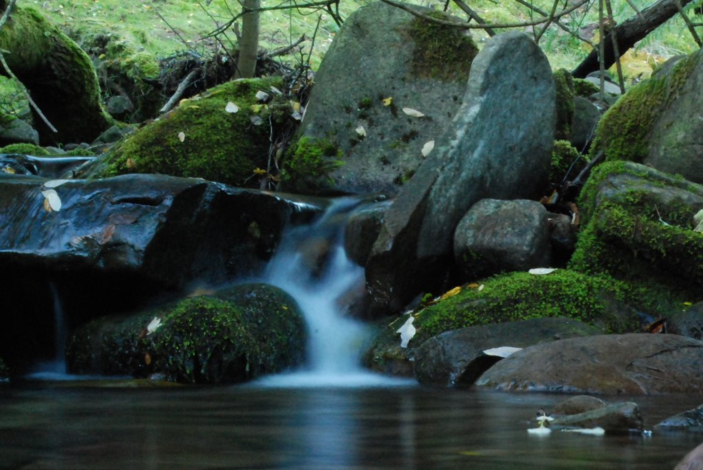 The Little Waterfall by Mike Hartland