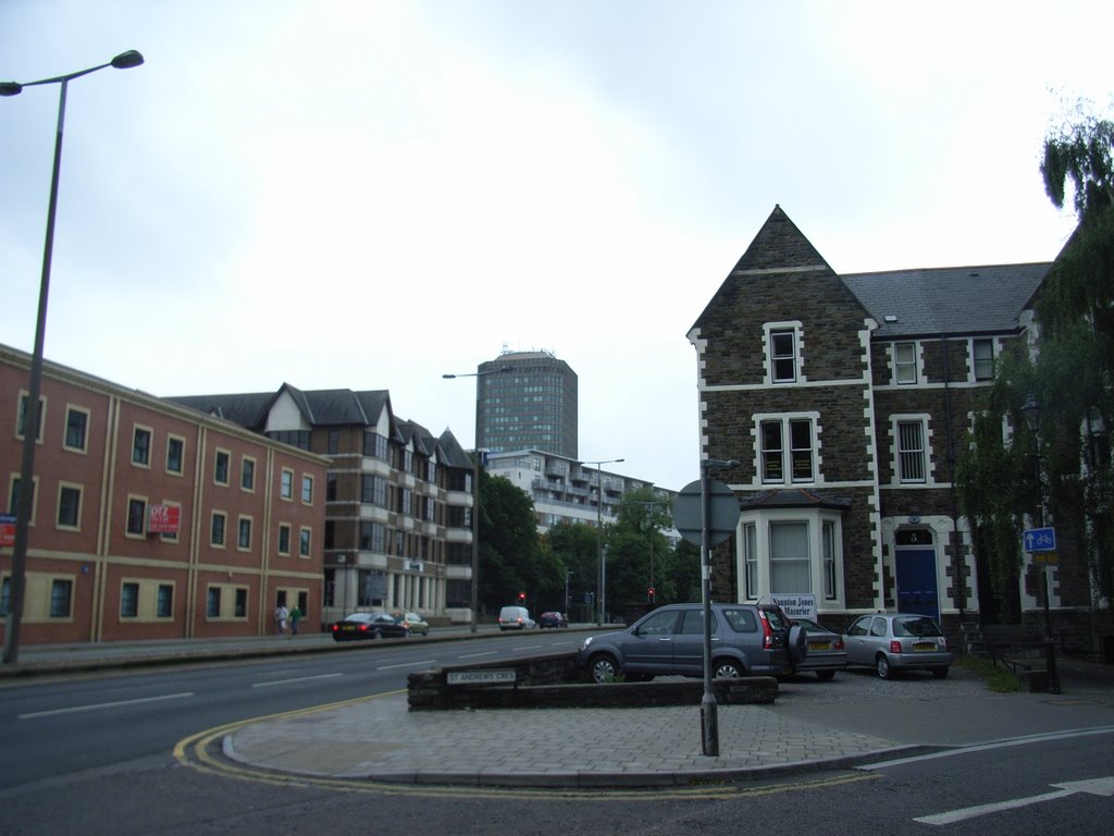 Stuttgarter Strasse, Capital Tower in the background by DRTJones