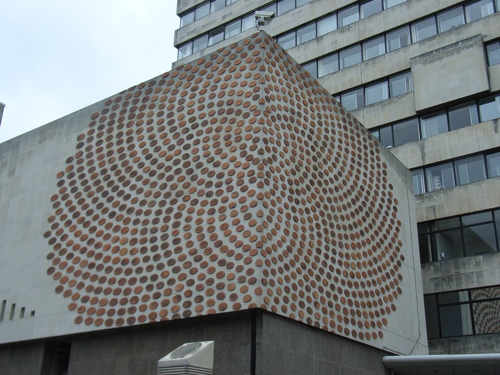 Artistic Display on University Building by DRTJones