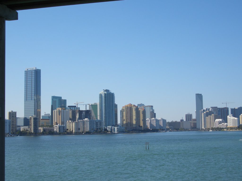 Miami From the Bridge by ikecosta