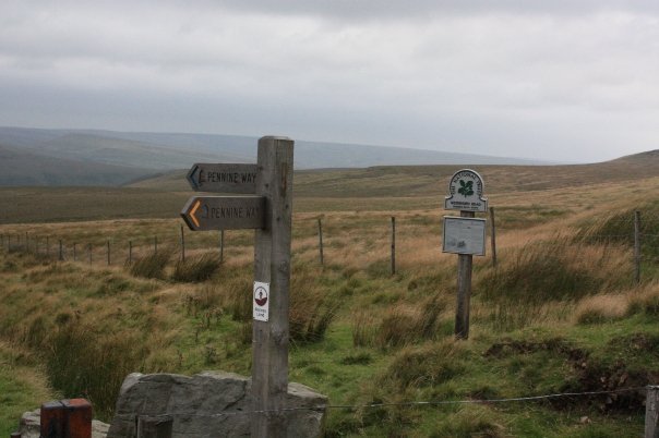 Kirklees Way meets the Pennine Way at Wessenden Head by kirkleesway