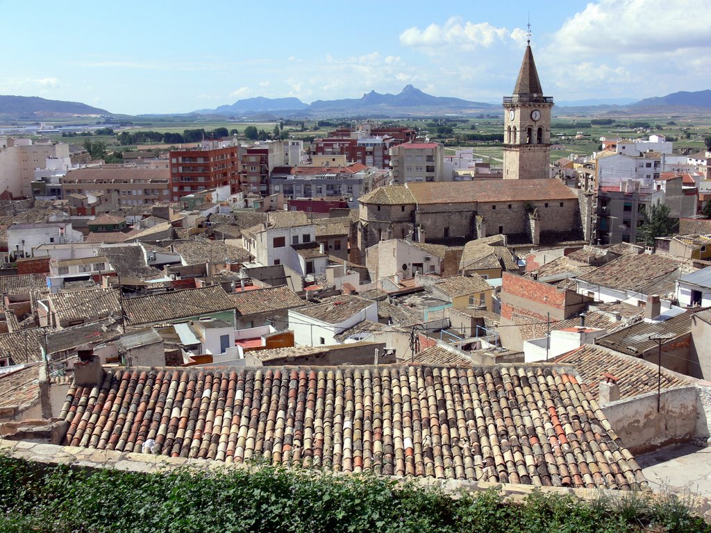 VILLENA (Alicante). Vista panorámica desde el Castillo. by Carlos Sieiro del Nido