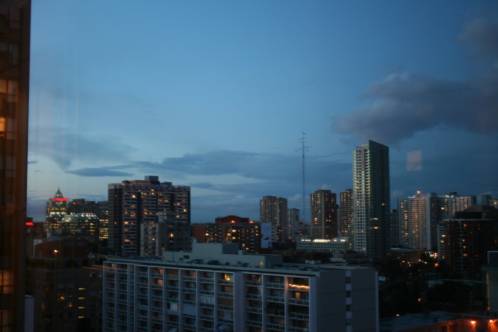 Toronto North at night by O_Canada