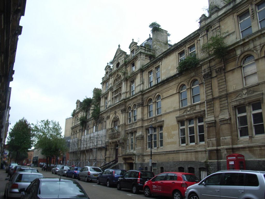 Coal Exchange, undergoing renovation by DRTJones