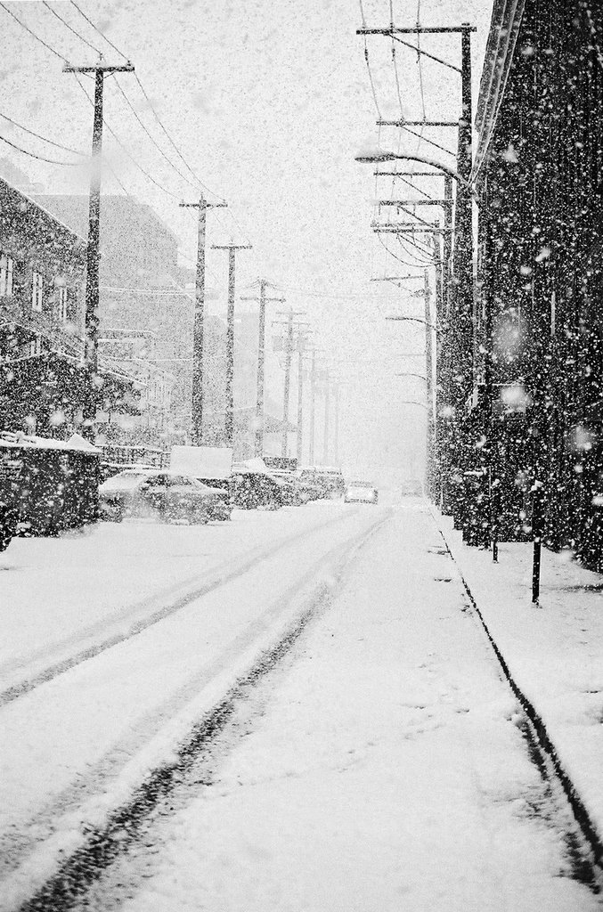 Yaletown Winter by Randy Brennan