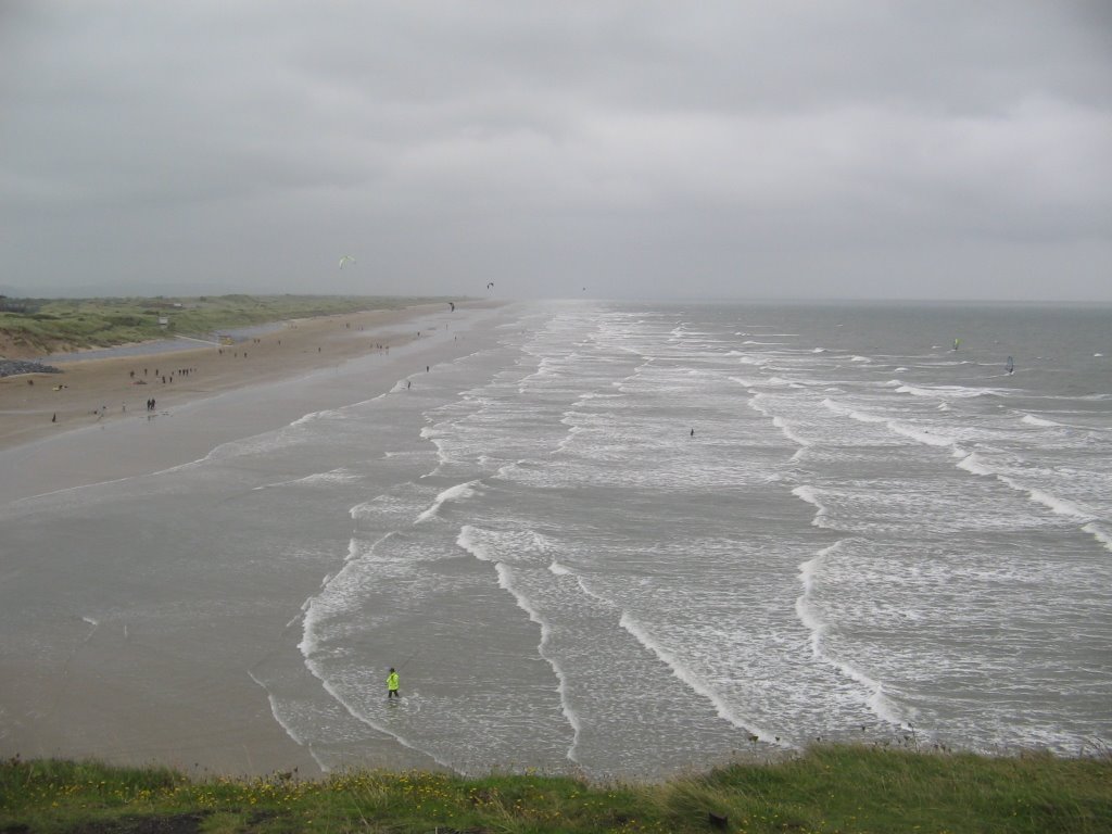 Tide in what a beach Pendine by cowbridgeguide.co.uk