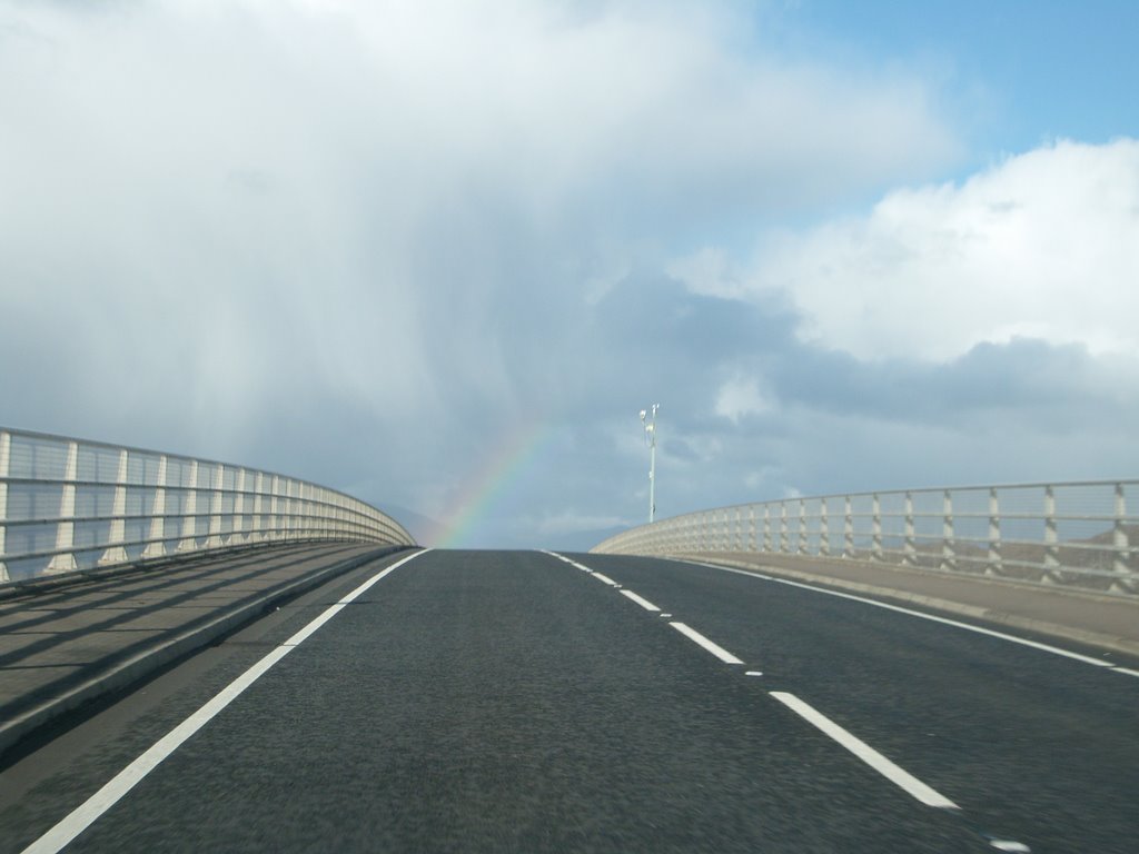 Rainbow over Skye Bridge by Andrej von Schilling