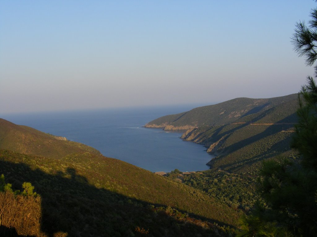 A bay of the Aegean sea by Rácz Emőke