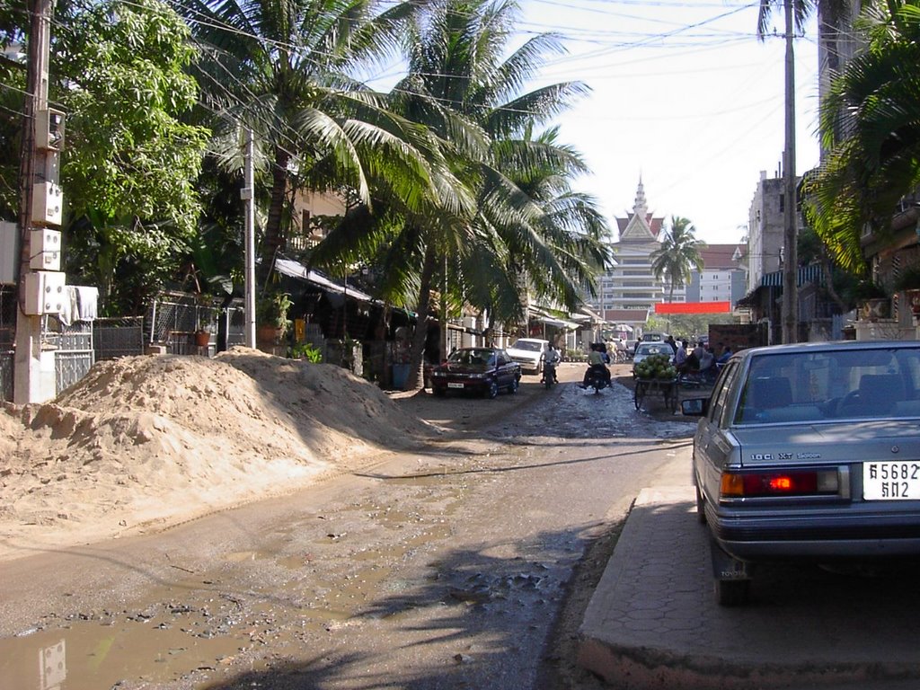 Cambodiana Hotel from Long Nget St. by tkmt