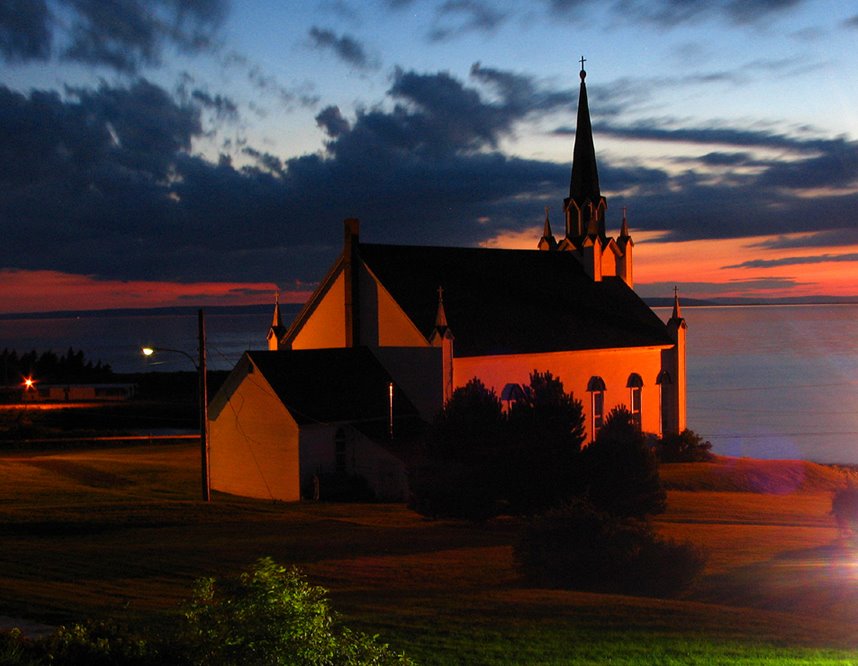 Sacred Hearts Church by Howie Hennigar