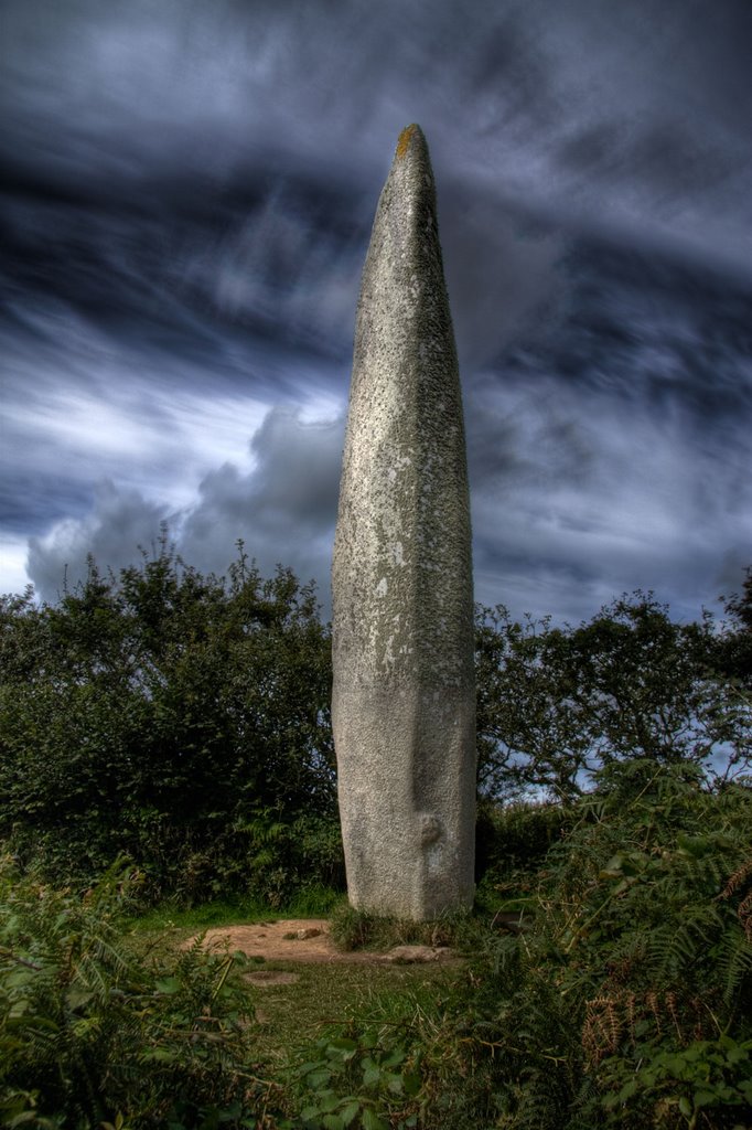 Menhir de Kerloas by Christopher Phillips