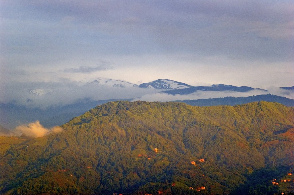 A view of Kackar Mountains from Dagmaran, Rize, Turkey by Seref Halicioglu