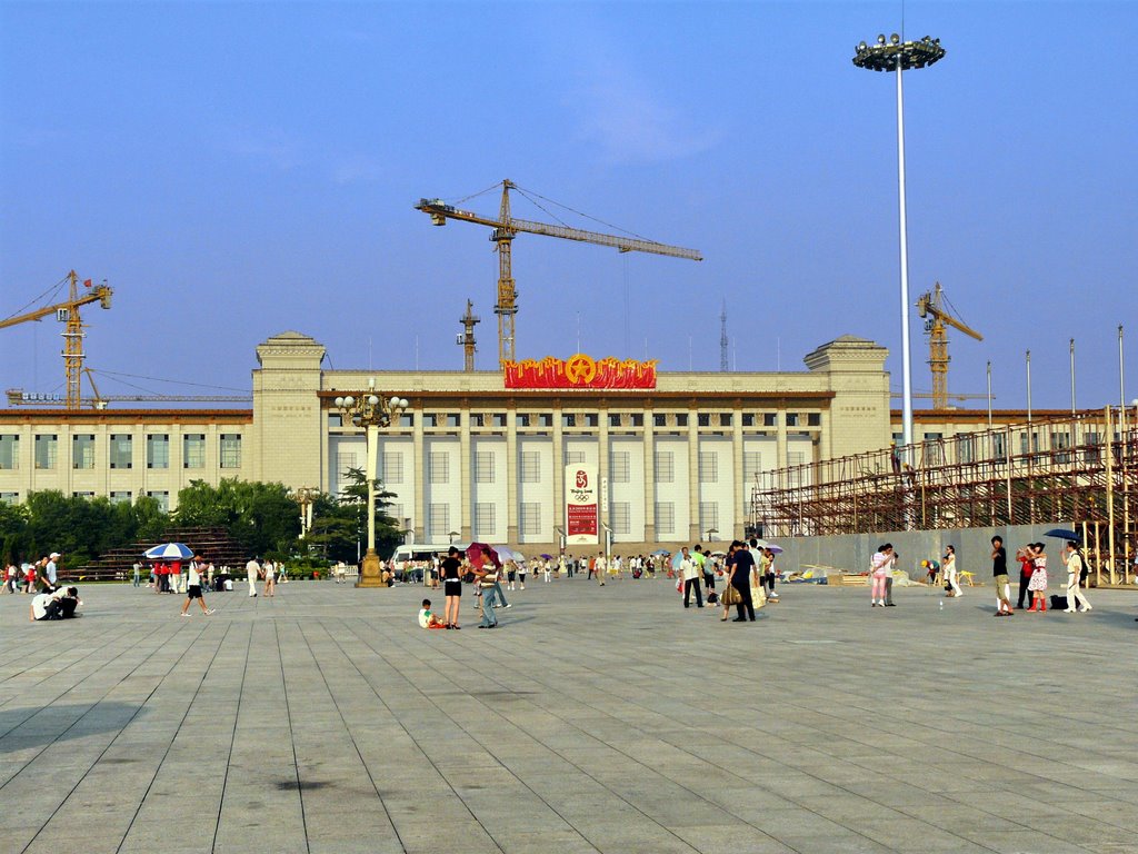 The Great Hall of the People, Tiananmen Square. Beijing, China. by Nicola e Pina China