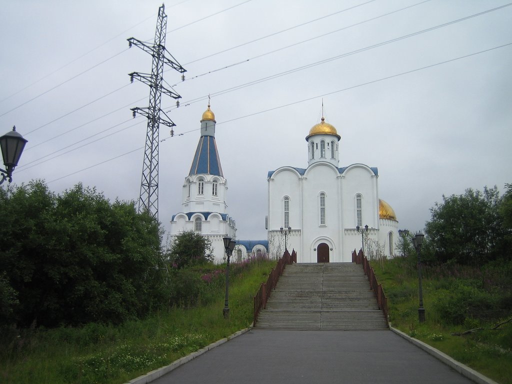 Murmansk ,die Kirche vom Heiland auf dem Wasser by KADIBILD