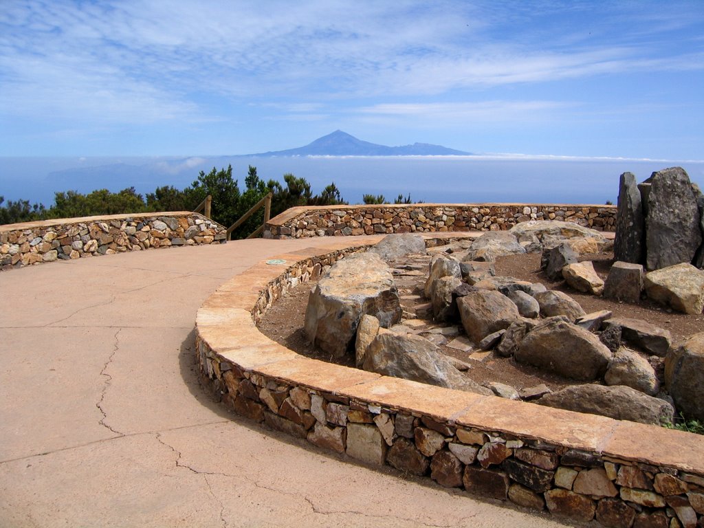 Blick vom Garajonay zum Teide Tenerife by ZiKlaus