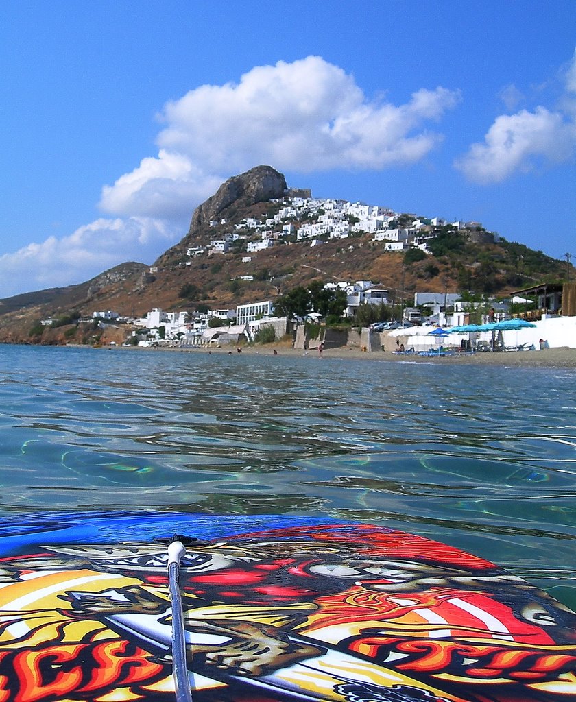 Chora Skyros - View from Molos beach by Κώστας Ανδρεόπουλος