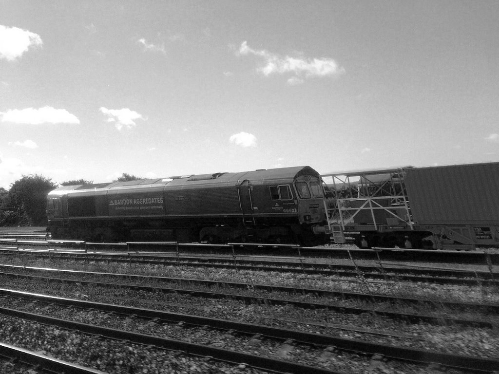 Class 66 at taunton freight line by Ashley James