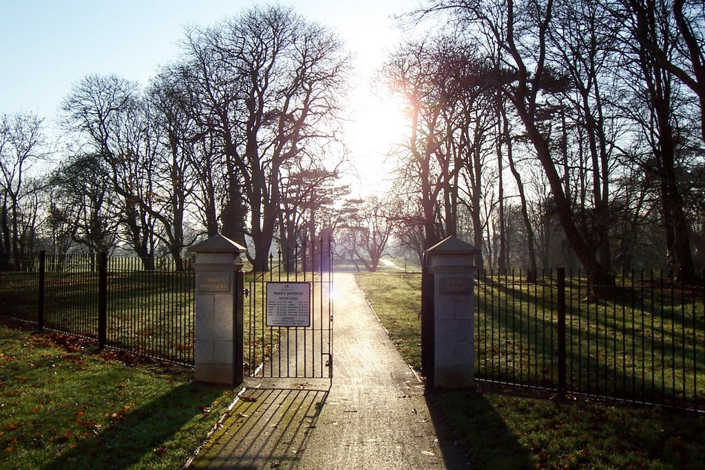 Park entrance by Okuniewicz