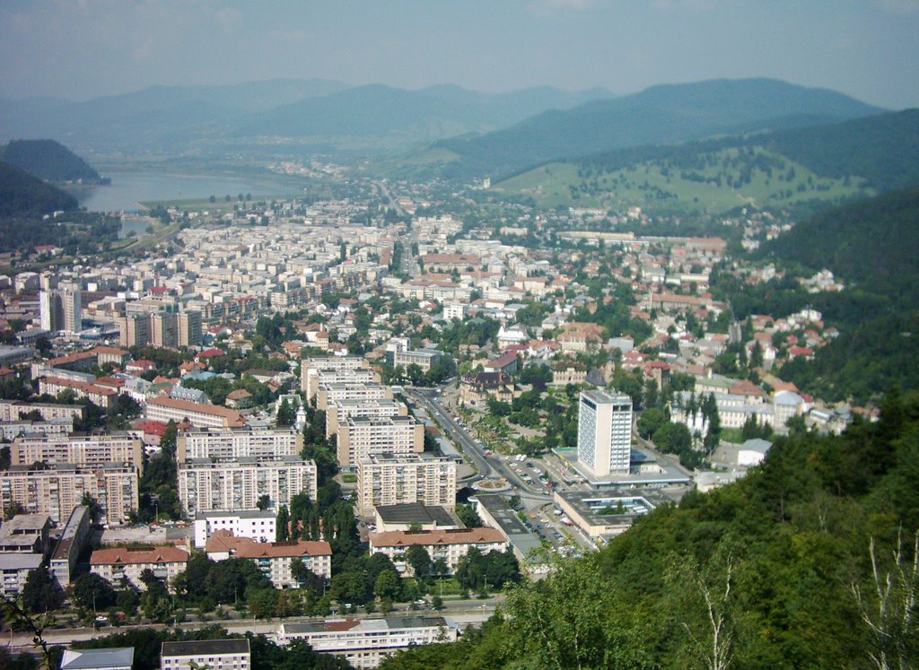 Piatra Neamt, view from the top of Pietricica by tibi_s