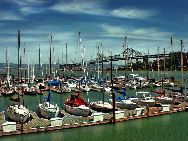 The Bay Bridge from Treasure Island by BMV