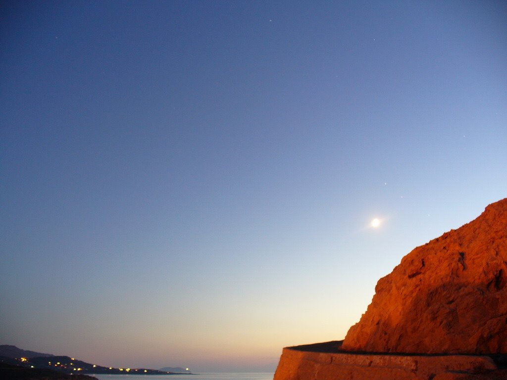 L'Ile-Rousse - starry evening by jeffwarder