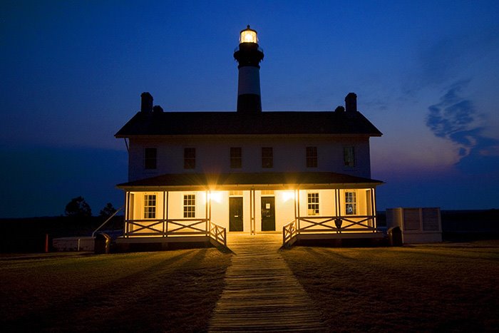 Bodie Lighthouse at Dawn by NobleNR