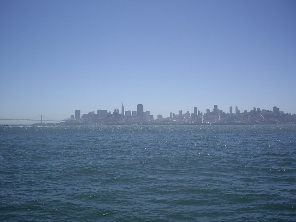 Frisco from Alcatraz by Paolo Vaghi