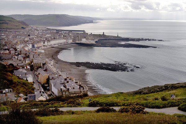 Aberystwyth, Ceredigion from Constitution Hill. by Sion Jones