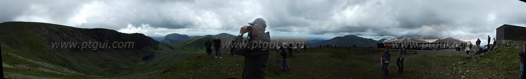 Snowdon panoramic by thomasarran