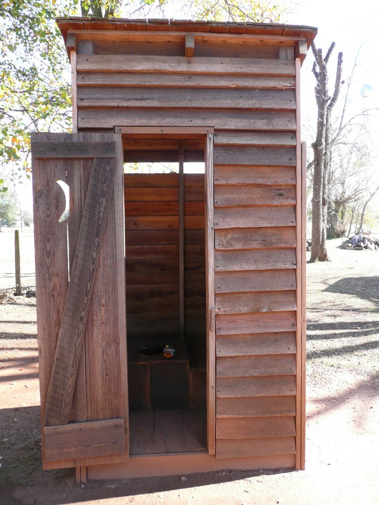 Jimmy Carter's Boyhood Home Outhouse by NOTDuck