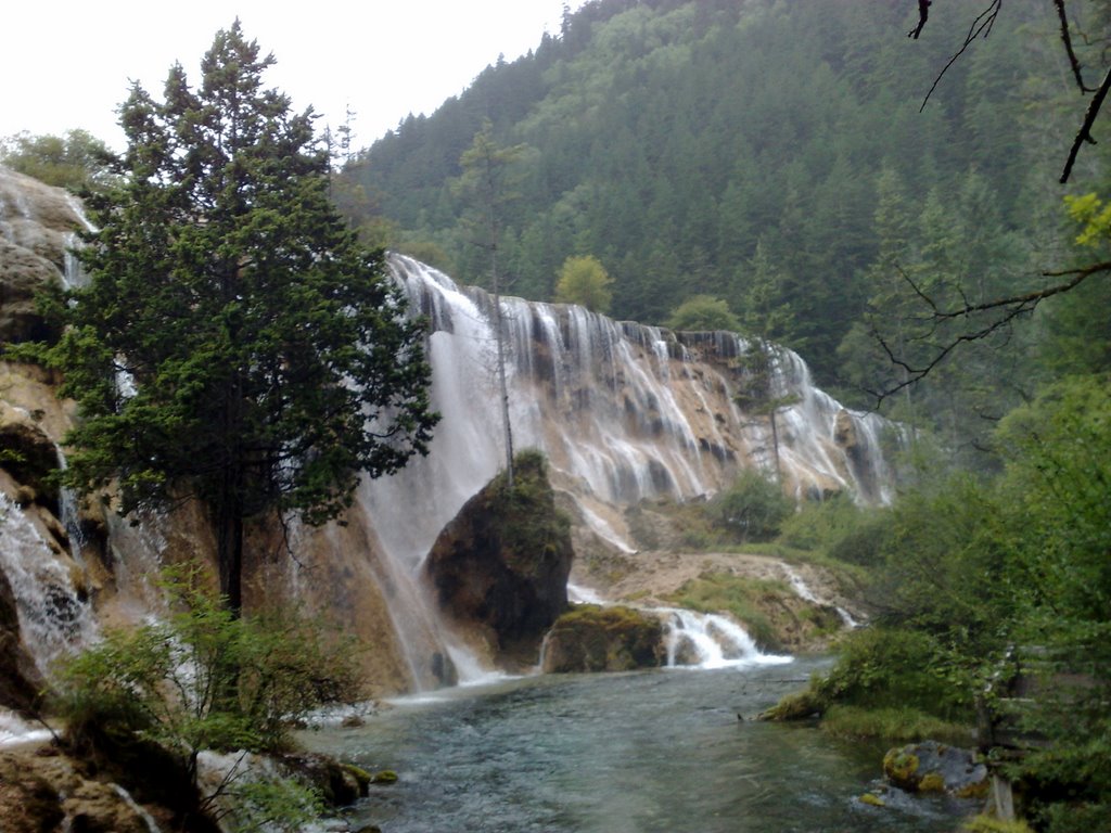 九寨沟 Jiuzhai Valley 日则沟 The Rize Gully 珍珠滩瀑布 Pearl Shoal Waterfalls 西游记外景 Scene of "Journey to the West" by cvtm