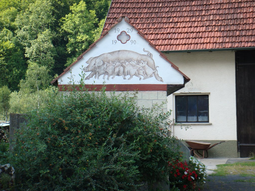 Dorfschlachthaus Bichishausen by Franz Kiefer