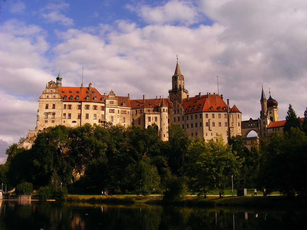 Blick auf das Schloss und die Donau by Stefan Nitsche