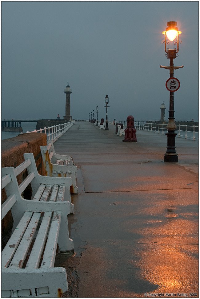 Whitby breakwater by BeardyGit