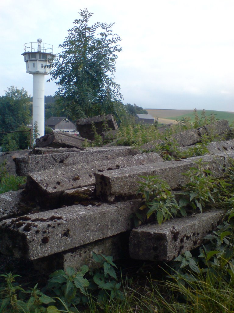 Mauerreste in Mödlareuth - Aug.2008 by sebonline