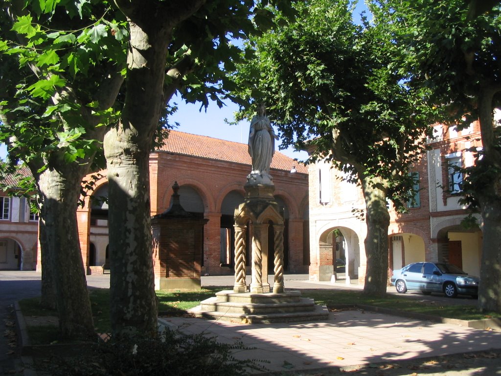 Mas Grenier : la place de la Vierge by bernard giguet