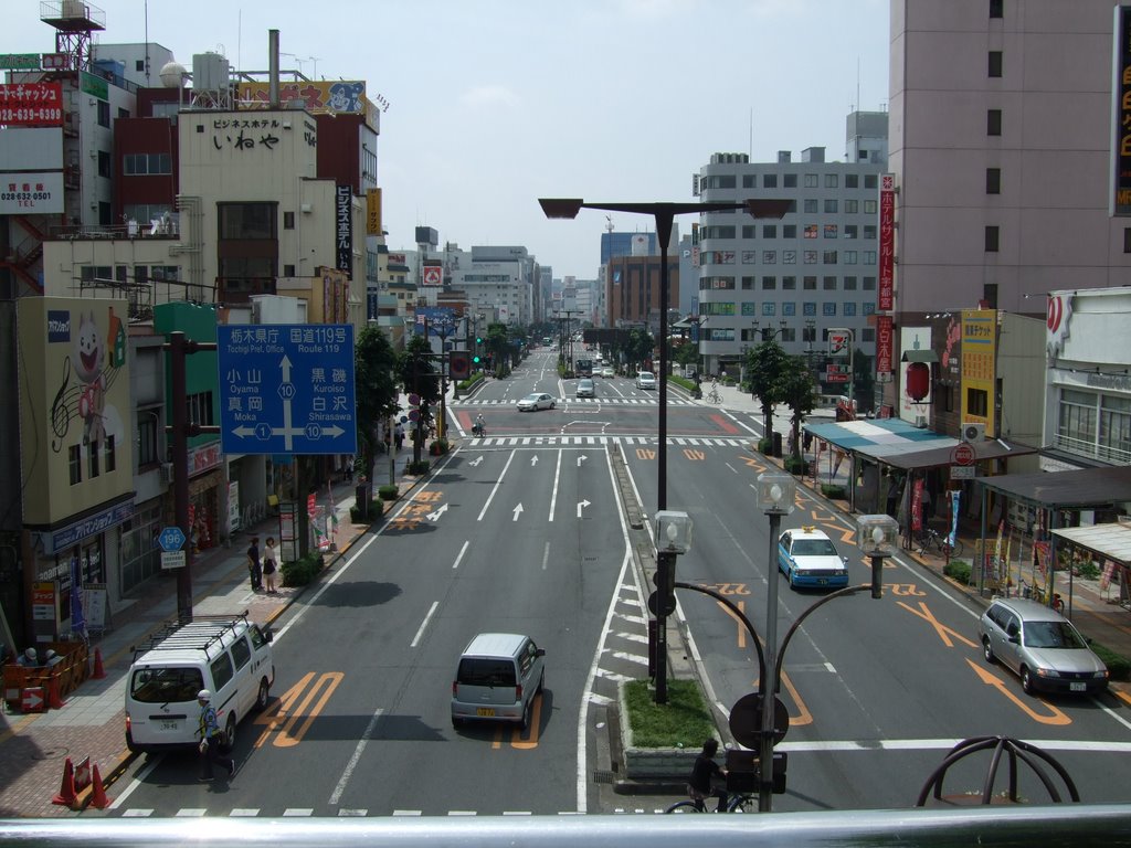 宇都宮駅橋上より by hatsudoki