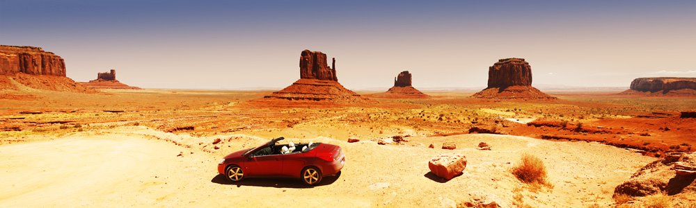 Pontiac at Monument Valley by Maaike Schotsman