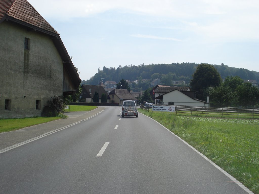 Bachstrasse Fahrtrichtung Holziken am 29.08.2008 by greenplanet