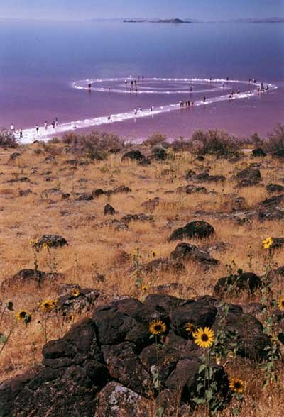 Spiral Jetty, Salt Lake by Drema Swader