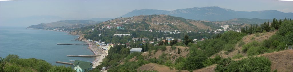 Panorama na Malorechenskoe ot hrama 2008 by iffshevtsov