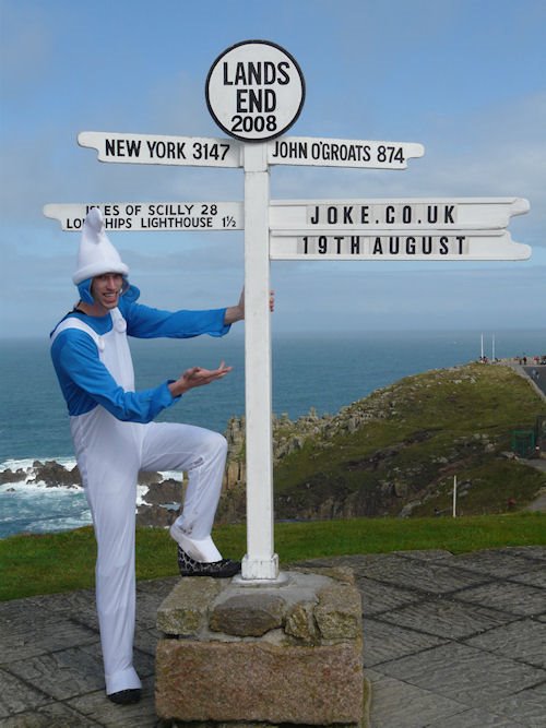 Land's End Smurf by jokersmasquerade