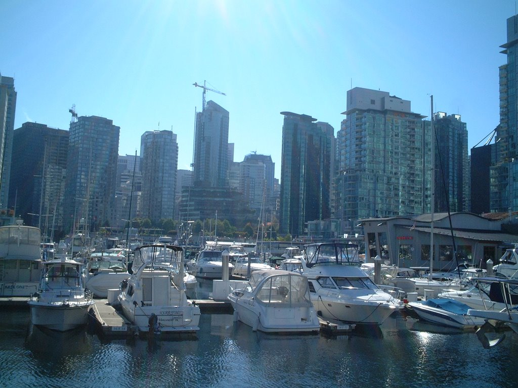 Vancouver City View from Granville Island by simon shankster