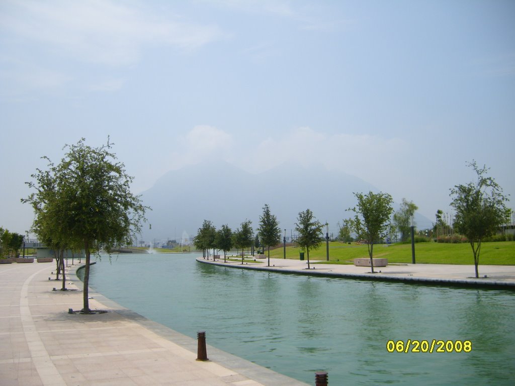 Monterrey's river walk near the Foundry Park by jbaskin