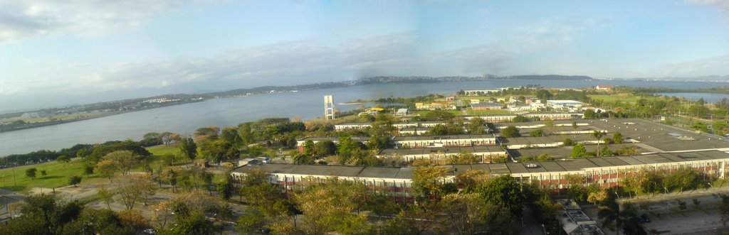 Vista da Cidade Universitária pelo Hospital Universitário Clementino Fraga Filho - HUCFF by soldadopqd