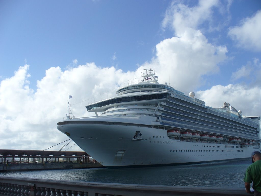 Carribean princess docked at san juan by bionicaxe