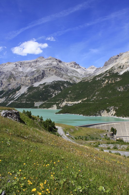 Dam of Lago di Cancano by Valeria Viglienghi