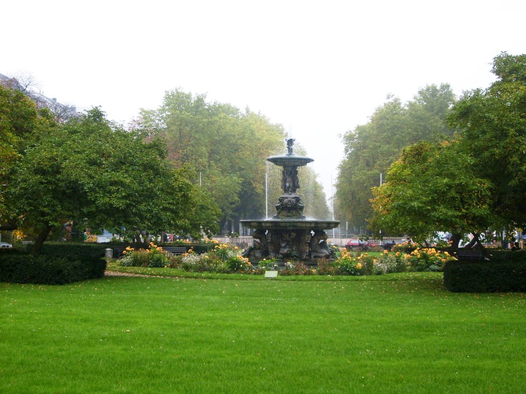 Fountain at Dusseldorf by Aljarudi by aljarudi