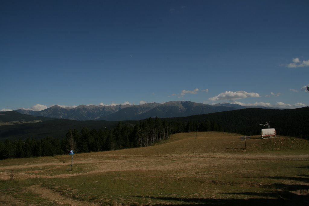 The Pyrenees from Les Angles ski run by Ian Joseph